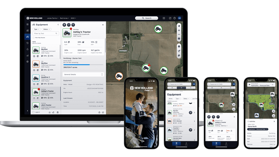 New Holland FieldOps to Simplify Digital Farm Management